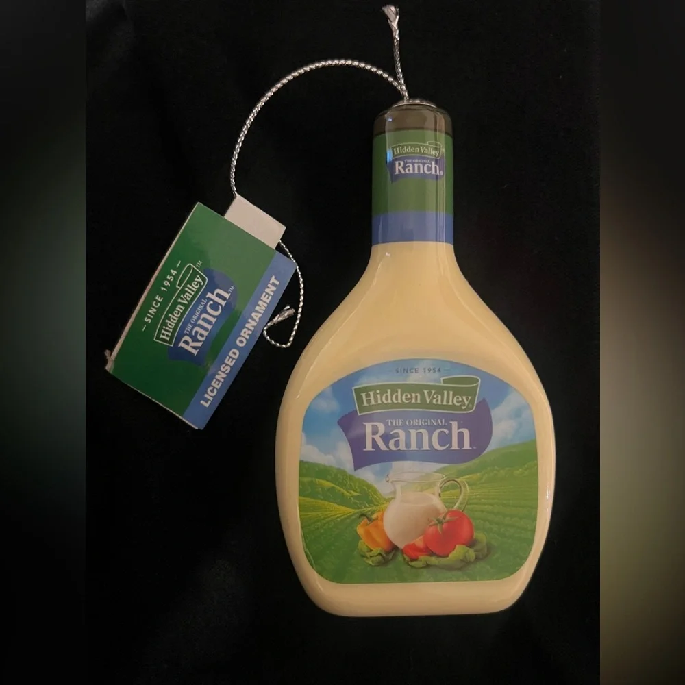 NEW Hidden Valley Ranch Dressing Bottle Ornament